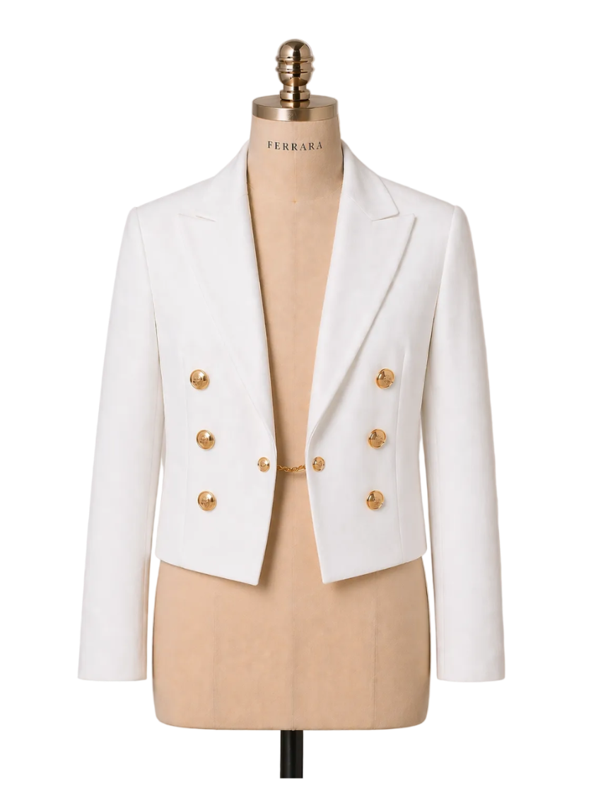 Men’s Naval Mess Jacket in White