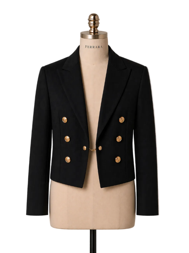 Men’s Naval Mess Jacket in Black