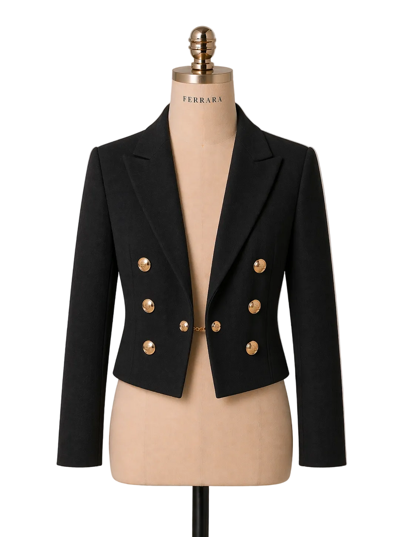 Women's Mess Jacket in Black