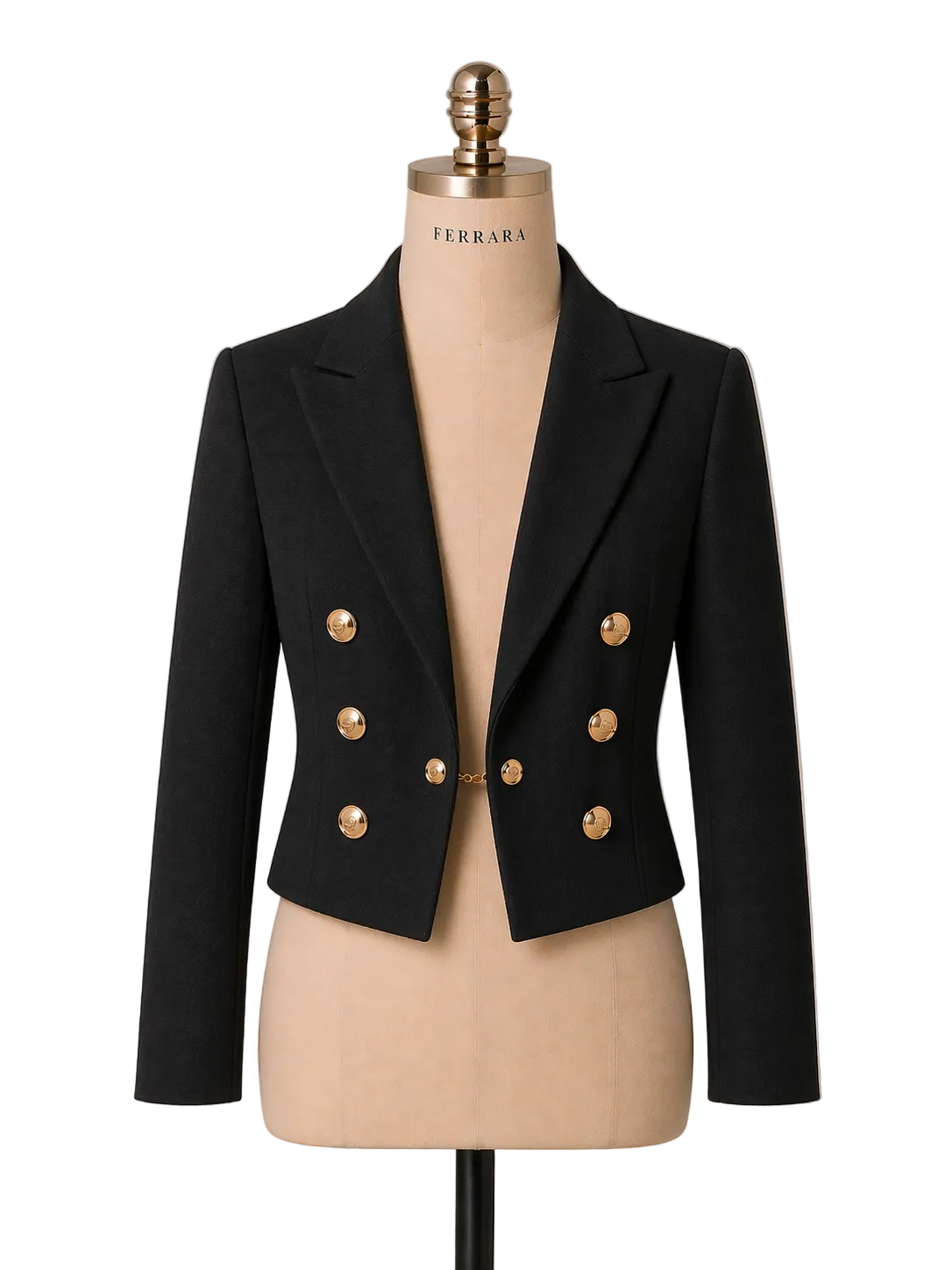 Women's Mess Jacket in Black