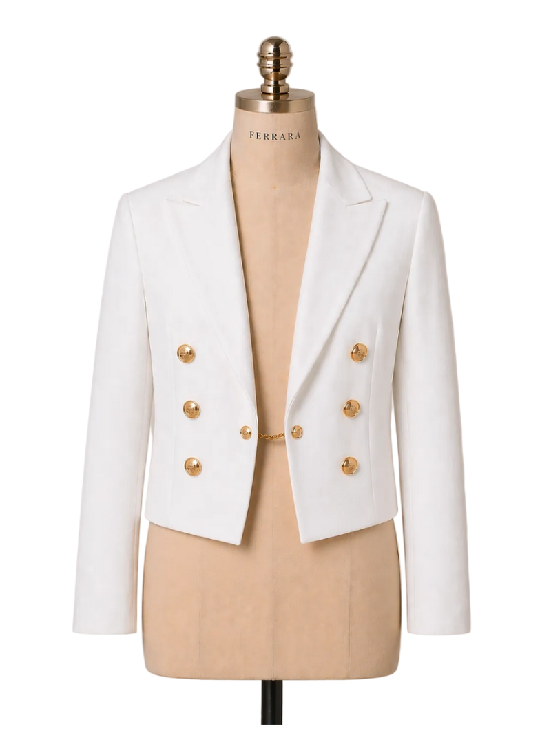 Men’s Naval Mess Jacket in White