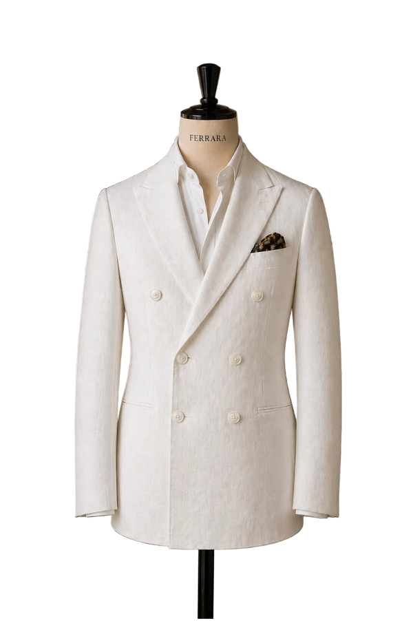The Linen Double-Breasted Blazer