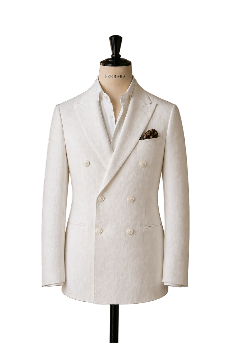 The Linen Double-Breasted Blazer
